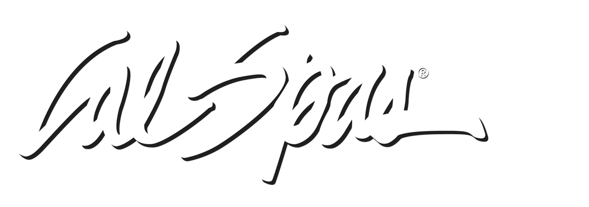 Calspas White logo hot tubs spas for sale Lamesa